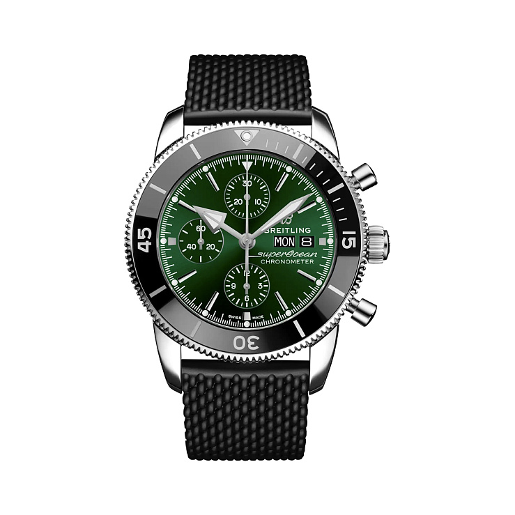 SUPEROCEAN HERITAGE B01 CHRONOGRAPH 44 GREEN DIAL