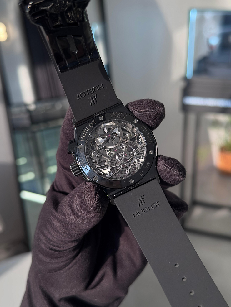 45 mm Classic Fusion Tourbillon Skeleton All Black