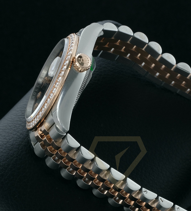 Oyster Perpetual Datejust 36 mm Everose Rolesor Factory diamonds 2021