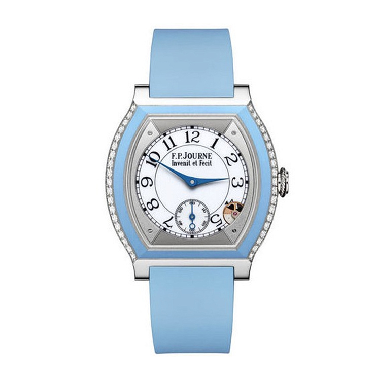 Titanium set with Diamonds Blue