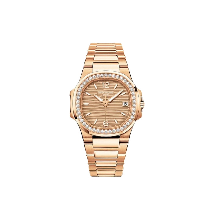 NAUTILUS LADIES AUTOMATIC 32mm Rose gold Diamond Bezel