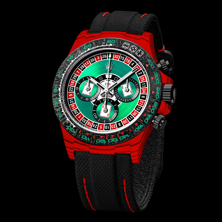 Rolex Daytona 40 Mm Casino (Red)