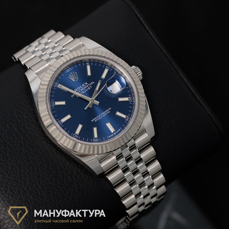 Oyster Perpetual Datejust 41mm Blue Dial