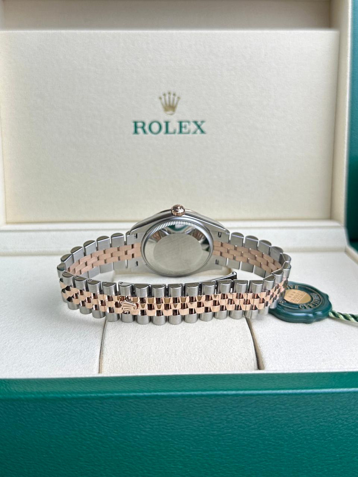 Datejust 31mm Steel and Everose Gold Sundust Roman Dial Jubilee Bracelet