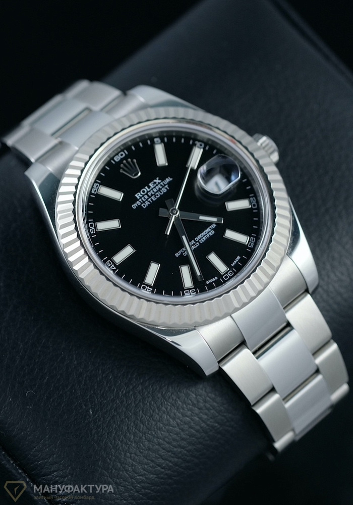Datejust II 41mm Steel and White Gold