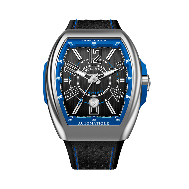 Vanguard Racing Black and Blue Steel 45mm