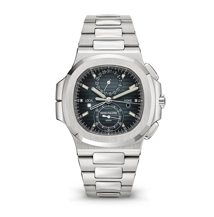 Nautilus Travel Time Chronograph Blue Dial