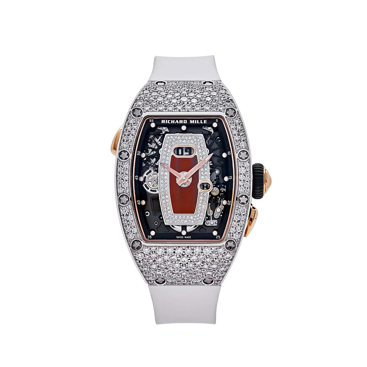 RM 037 White Gold Snow Diamond Set 