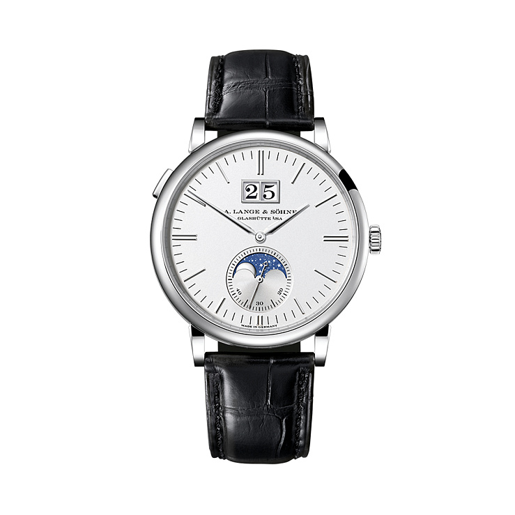 Saxonia Moon Phase White Gold