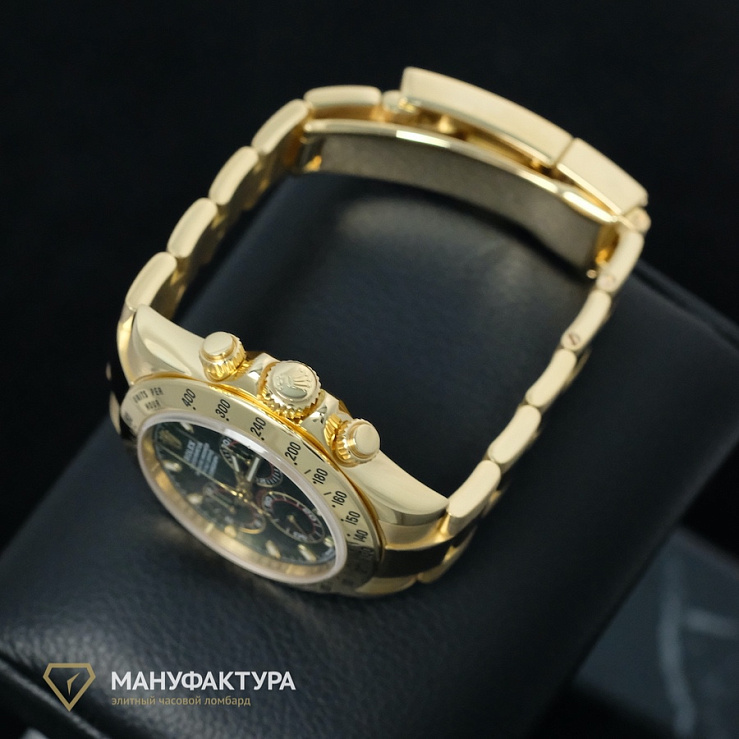 Oyster Perpetual Cosmograph Daytona Yellow Gold Original Green Dial Special Order