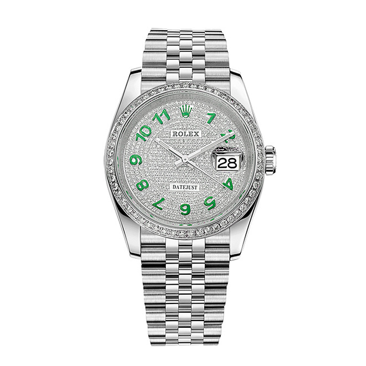 Datejust 36 mm Custom Diamonds Pave Dial 2021