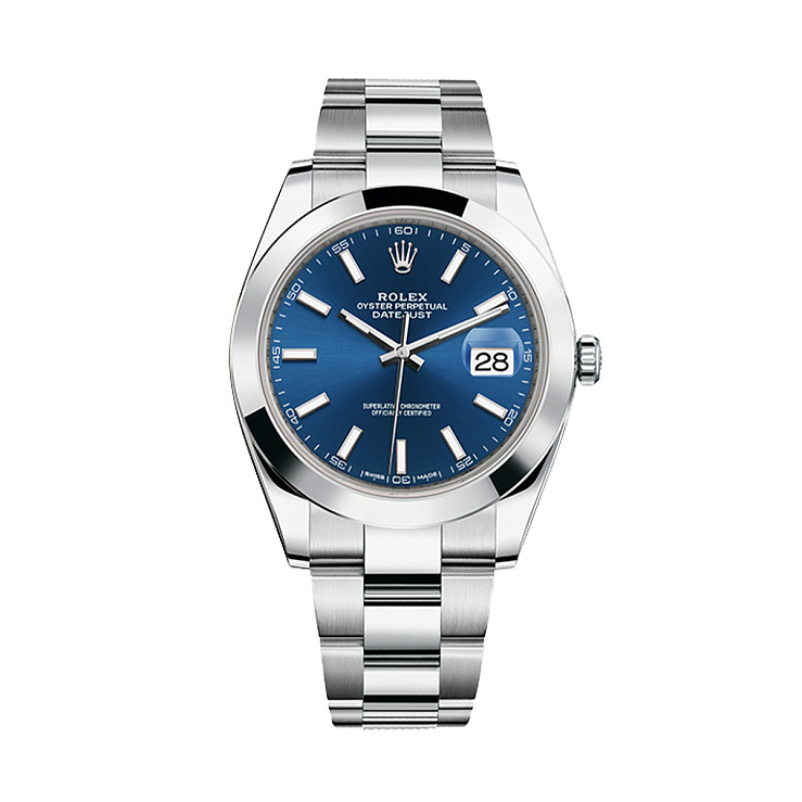 Oyster Perpetual Datejust 41 mm Blue Sticks