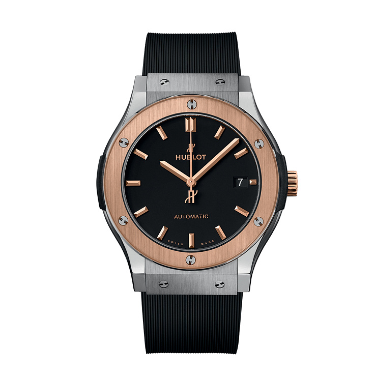 Classic Fusion Blue Titanium Gold 45 mm