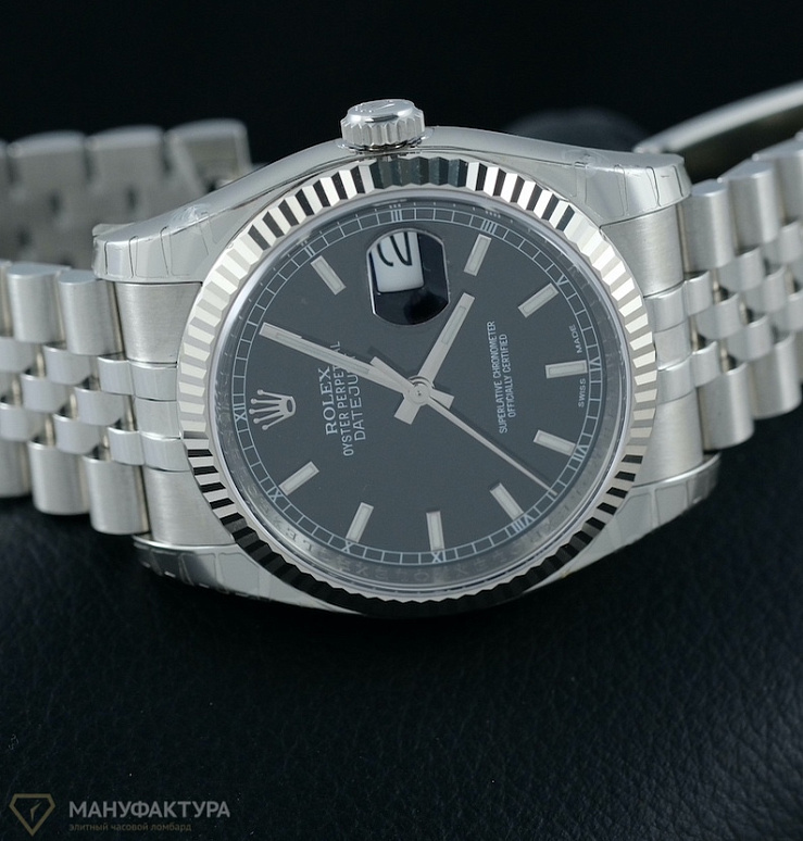 Datejust 36mm Black Dial