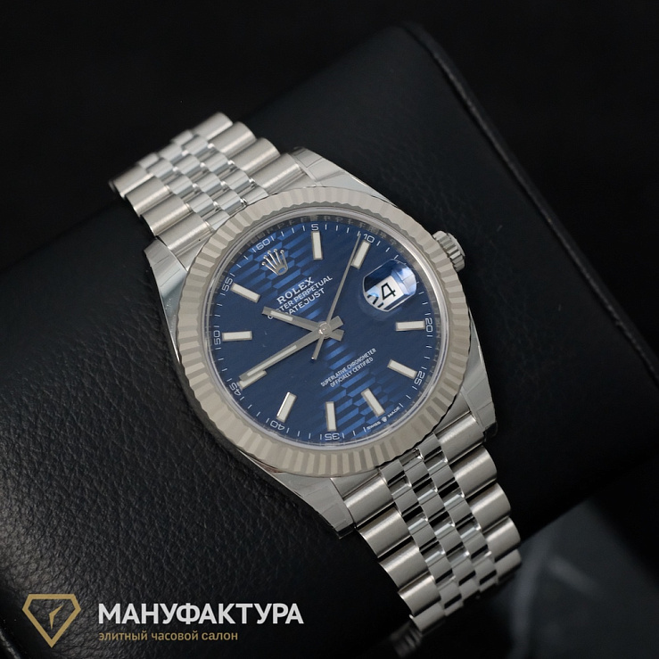 Datejust 41mm Blue Fluted Motif 2022