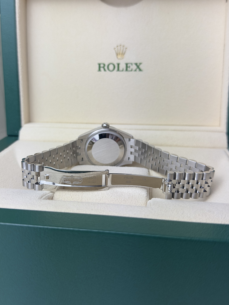Datejust 31mm Steel Mint Green Dial Jubilee Bracelet