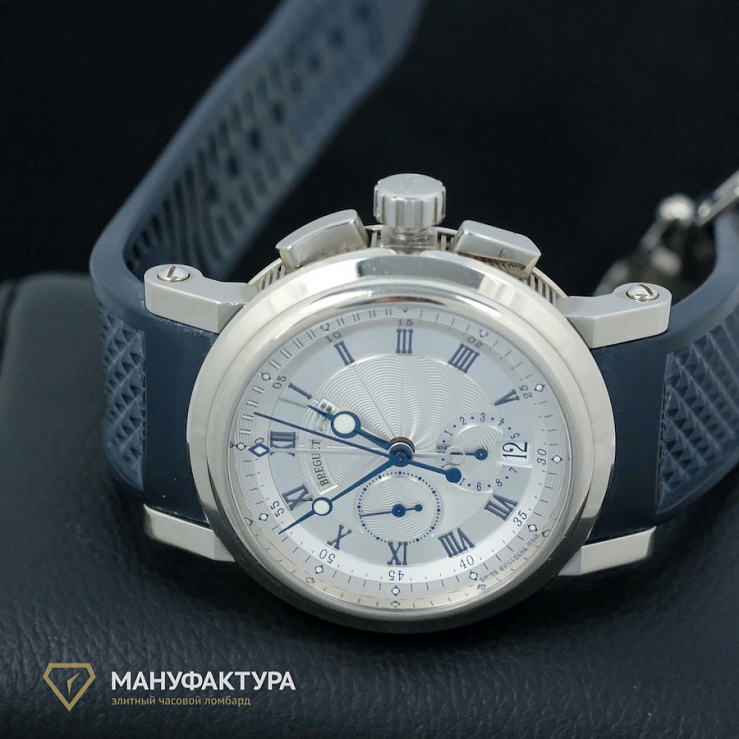 Marine Chronograph White Gold