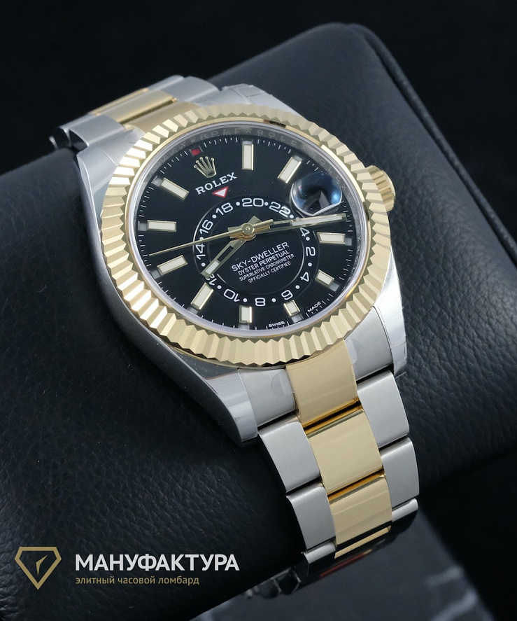 Sky-Dweller 42mm Steel and Yellow