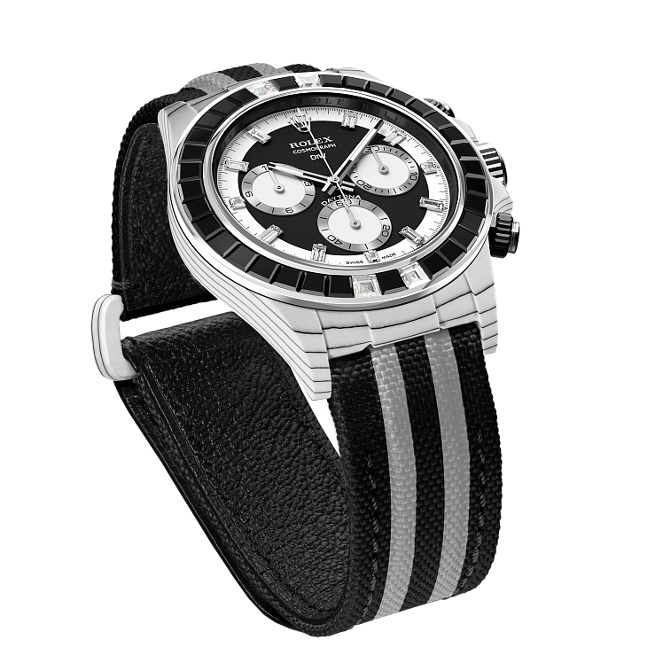 Rolex Daytona 40 Mm Rainbow Sport Black