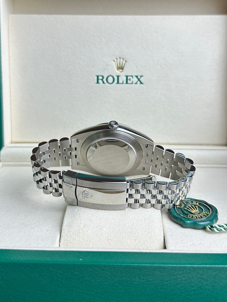 Datejust 41mm Steel Black Dial Jubilee Bracelet