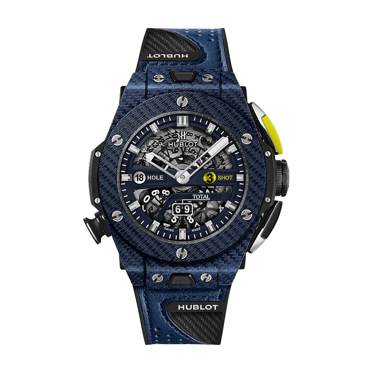 Big Bang Unico Golf Carbon case Blue 45mm