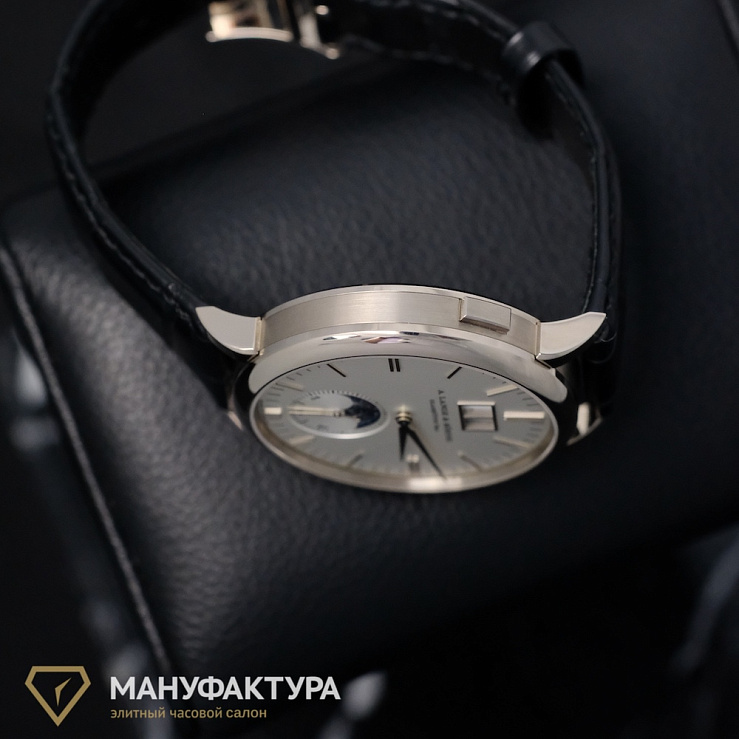 Saxonia Moon Phase White Gold