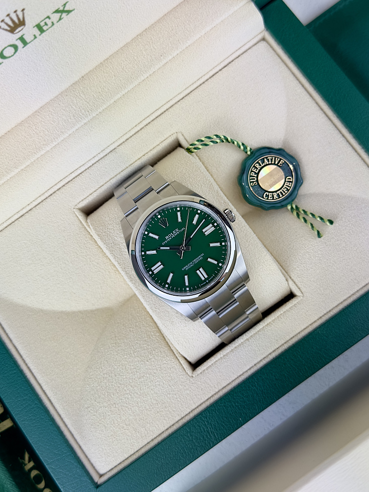 Oyster Perpetual 41mm Green Dial