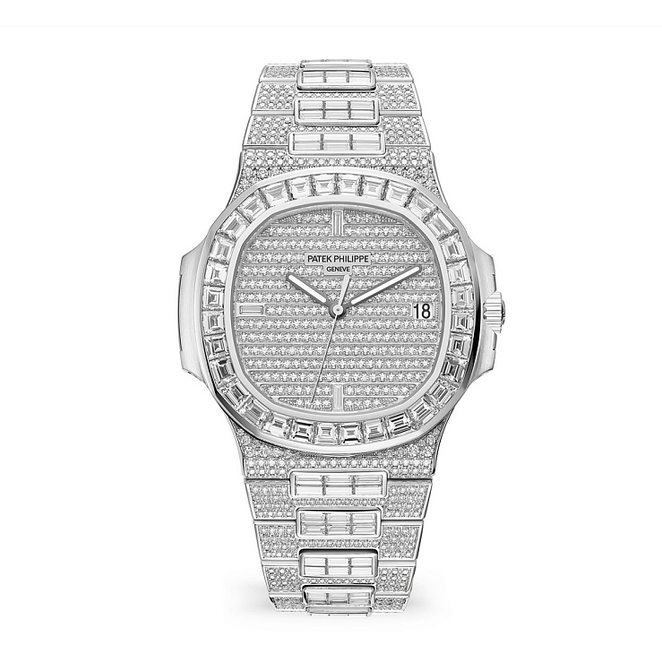 Nautilus CUSTOM Baguettes Diamonds 