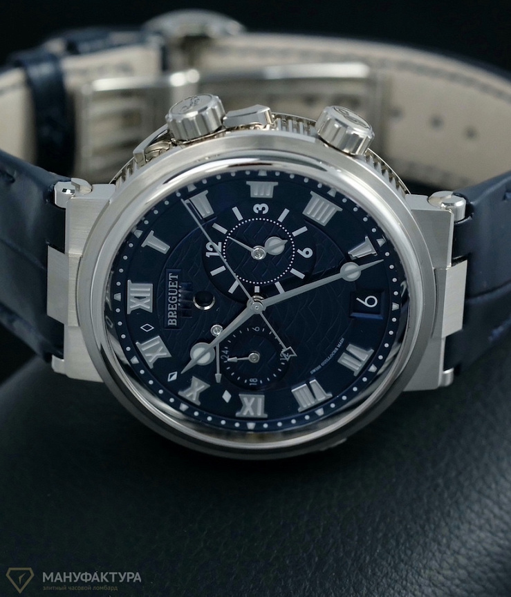 Marine Alarme Musicale White Gold Blue Dial 2021