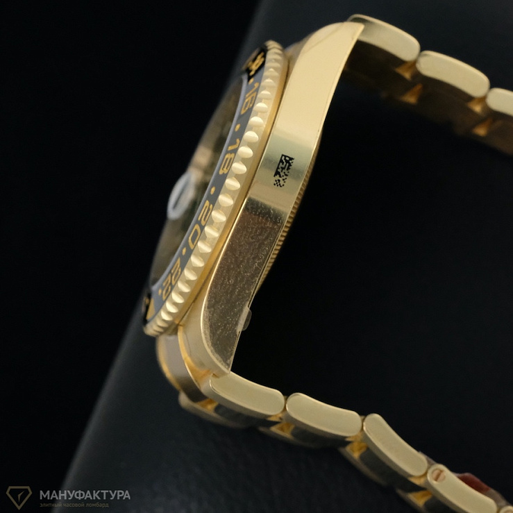 GMT Master Yellow Gold Green Dial