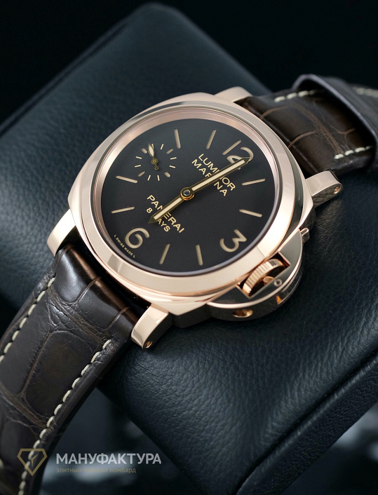 Luminor Marina 8 Days Oro Rosso