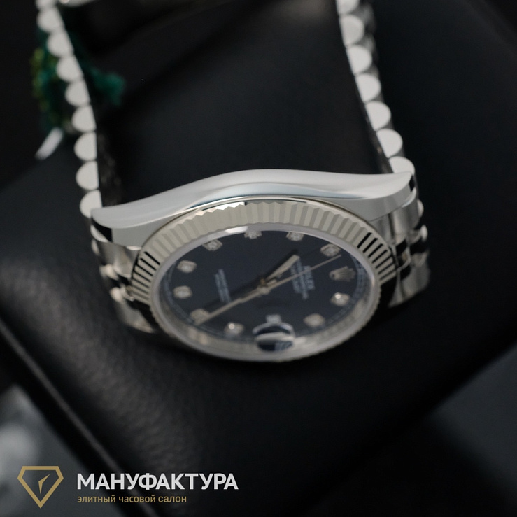 Oyster Perpetual Datejust 41mm Blue Dial Diamond