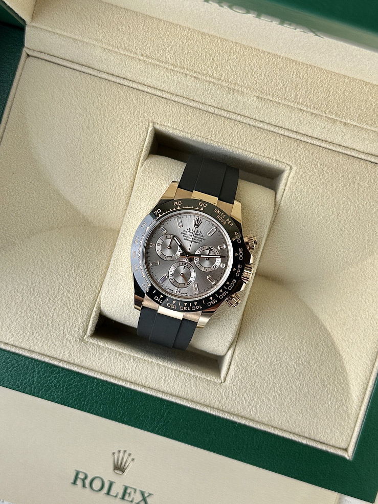 Daytona Rose Gold Sundust Baguette Dial