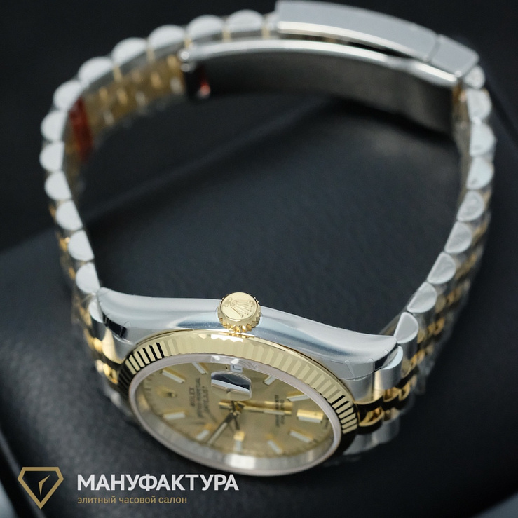 Datejust 36mm Steel & Yellow Gold Palm Motif