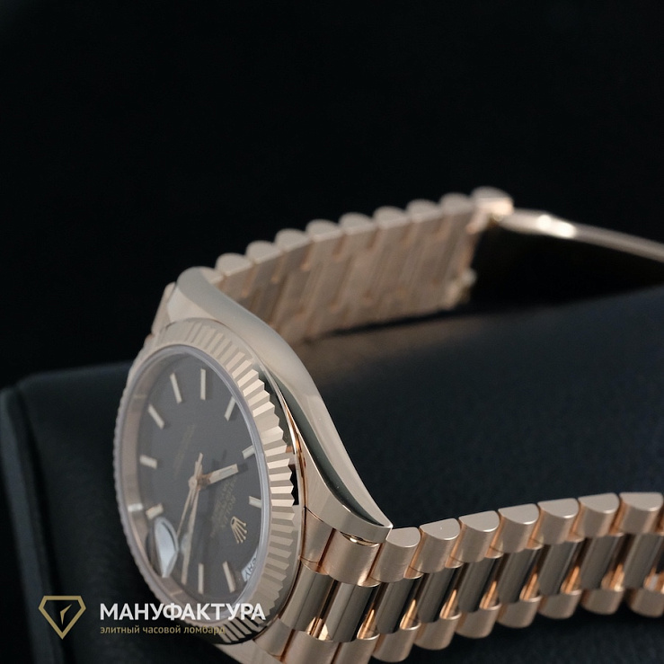 Day-Date Rose Gold Chocolate Dial 2021