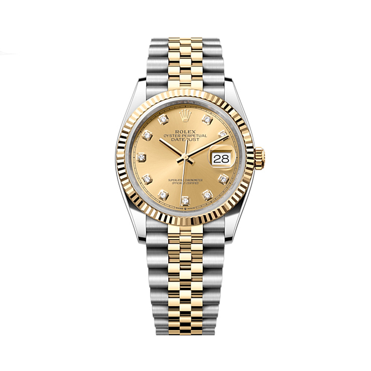Datejust 36mm Champagne Diamond Dial
