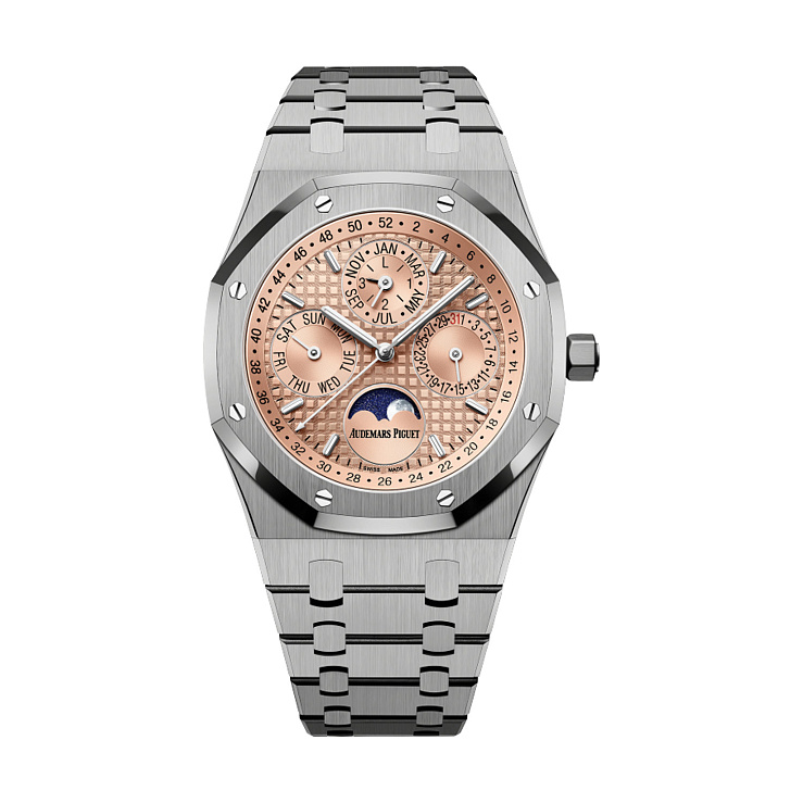 Royal Oak Perpetual Calendar 41mm Salmon Dial Titanium