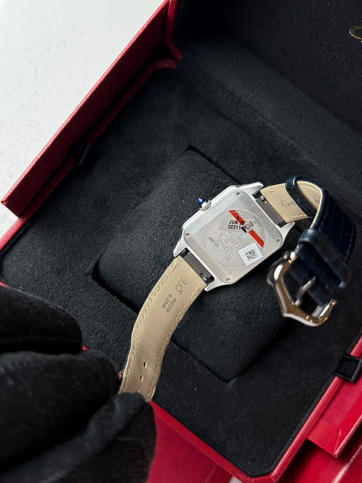 SANTOS-DUMONT STEEL QUARTZ Large model