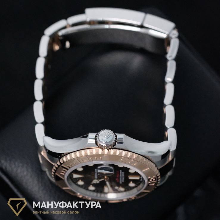 Yacht Master 40mm Steel Everose Chocolate Dial