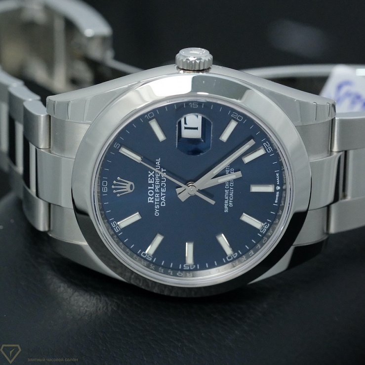 Oyster Perpetual Datejust 41 mm Blue Sticks