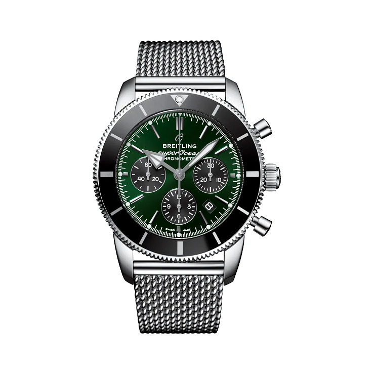 SUPEROCEAN HERITAGE B01 CHRONOGRAPH 44 LIMITED EDITION GREEN DIAL