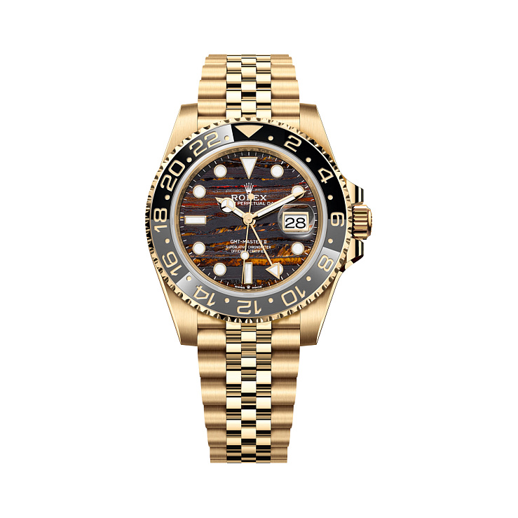 GMT-Master II Yellow Gold Tiger Iron