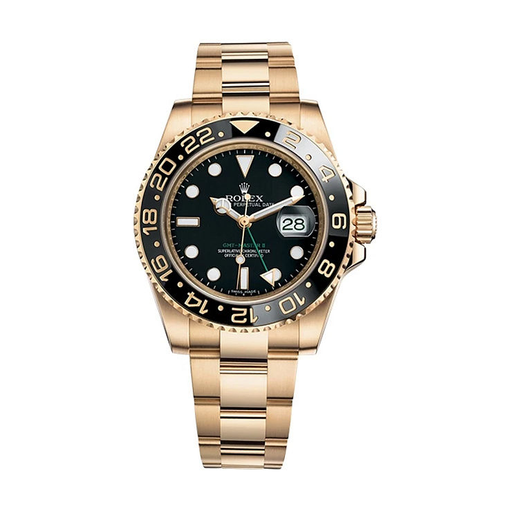 GMT Master Yellow Gold Black Dial
