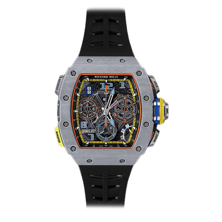 Grey Quartz TPT Split-seconds Chronograph