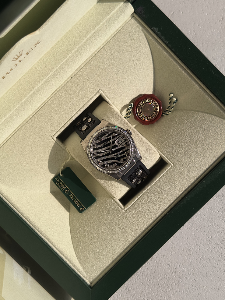 Datejust 36mm Zebra White Gold Factory Made