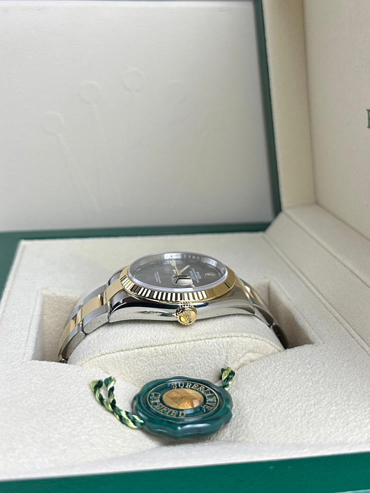 Datejust 36mm Steel & Yellow Gold Wimbldon Dial Oyster Bracelet