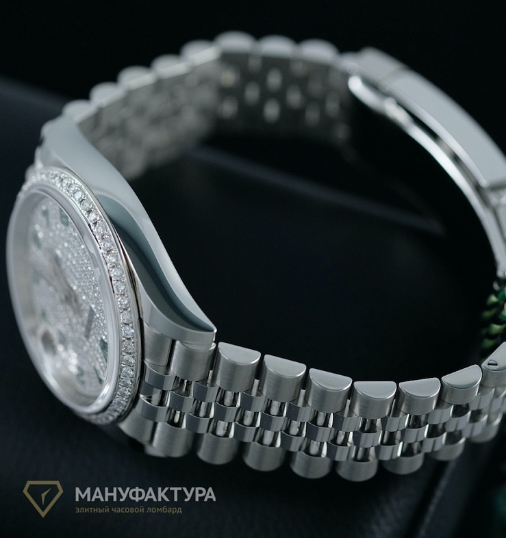 Datejust 36 mm Custom Diamonds Pave Dial 2021