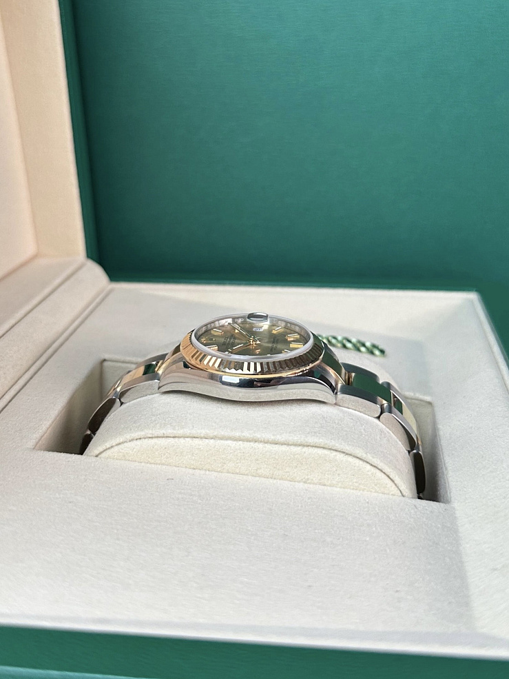 Datejust 31mm Steel & Yellow Gold Champagne Dial Oyster Bracelet