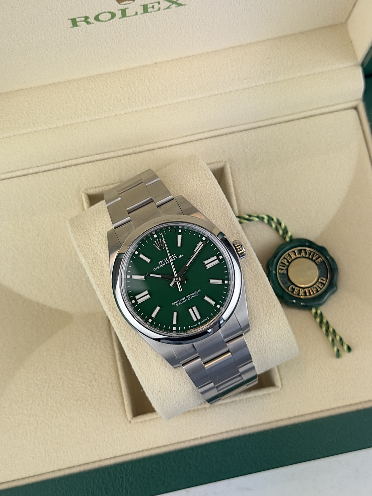 Oyster Perpetual 41mm Green Dial