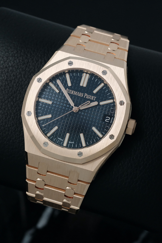 Royal Oak Selfwinding Rose Gold Blue Dial